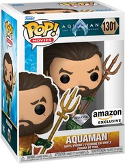 Funko Pop! Movies: Aquaman and the Lost Kingdom - Aquaman 1301 - Amazon Exclusive - Diamond Collection